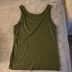 Olive Green Tank Top